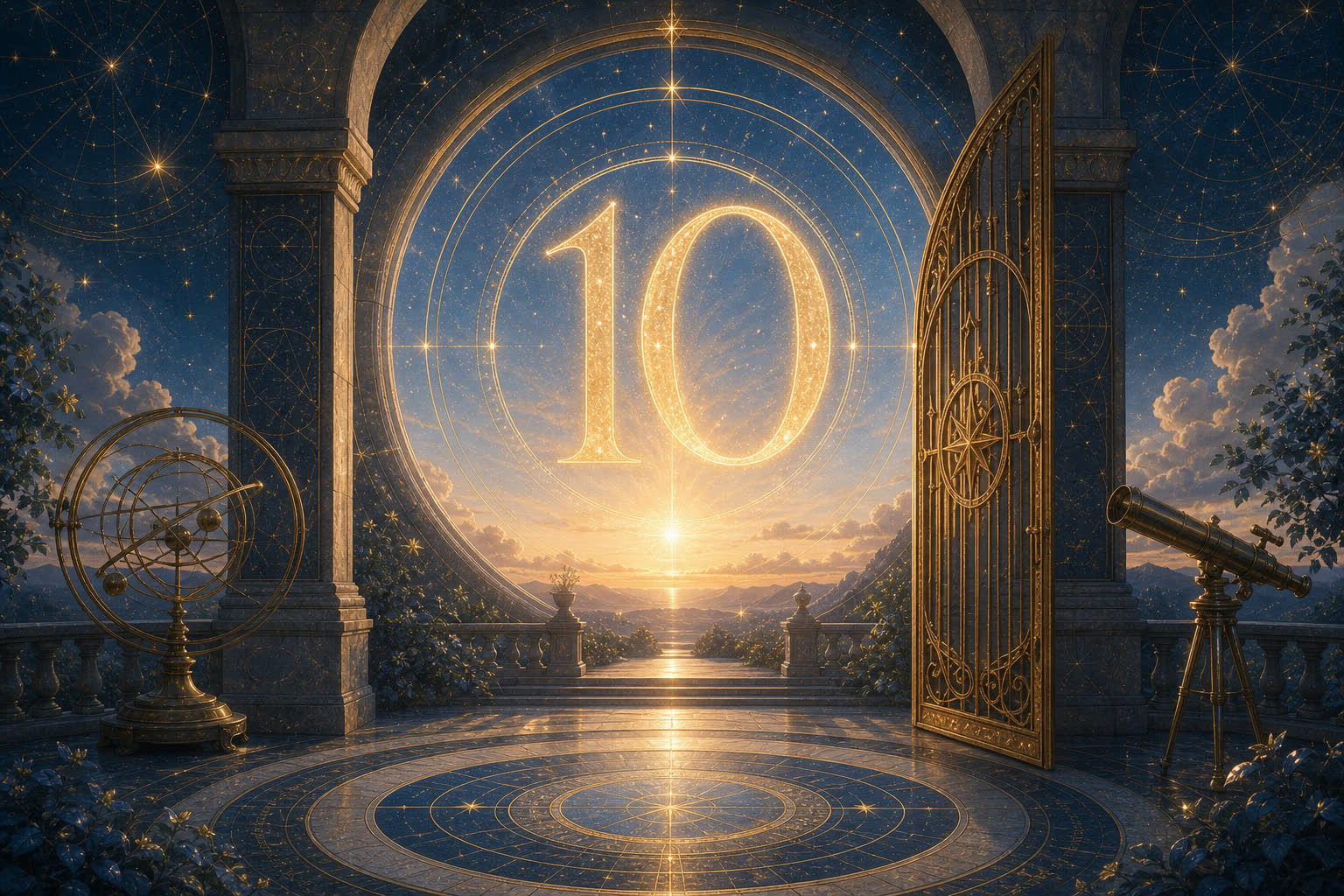 Angel Number 10: Cycle Completion and Return to Origin (2026) KnowTheAngels illustration