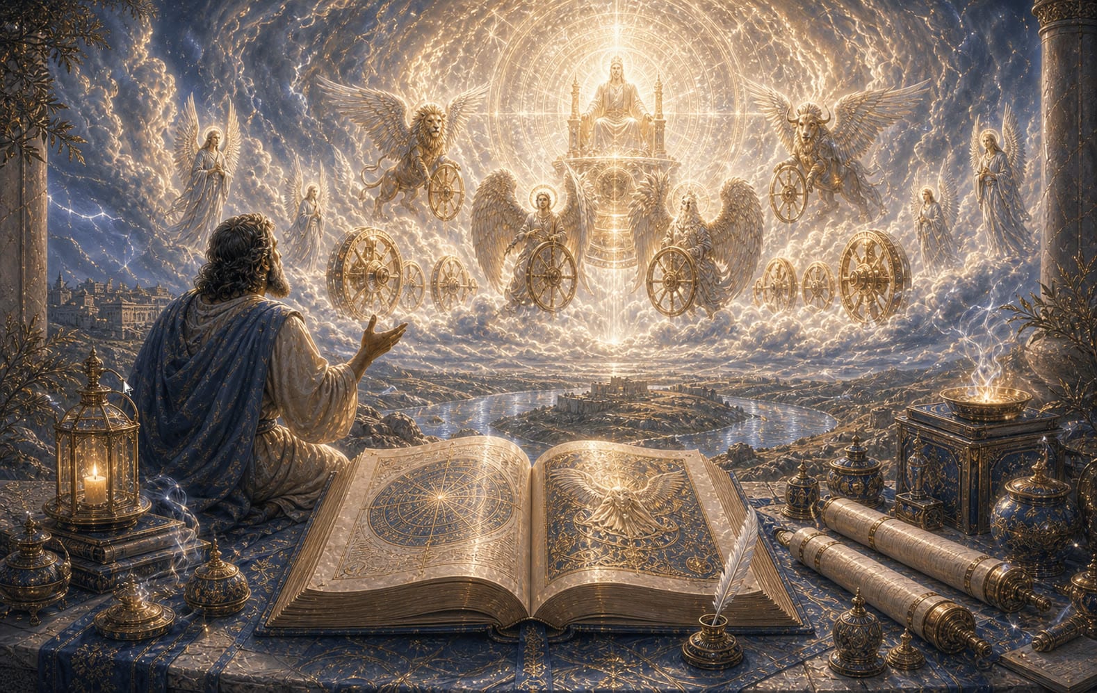What Do the Cherubim and Wheels in Ezekiel's Vision Mean?