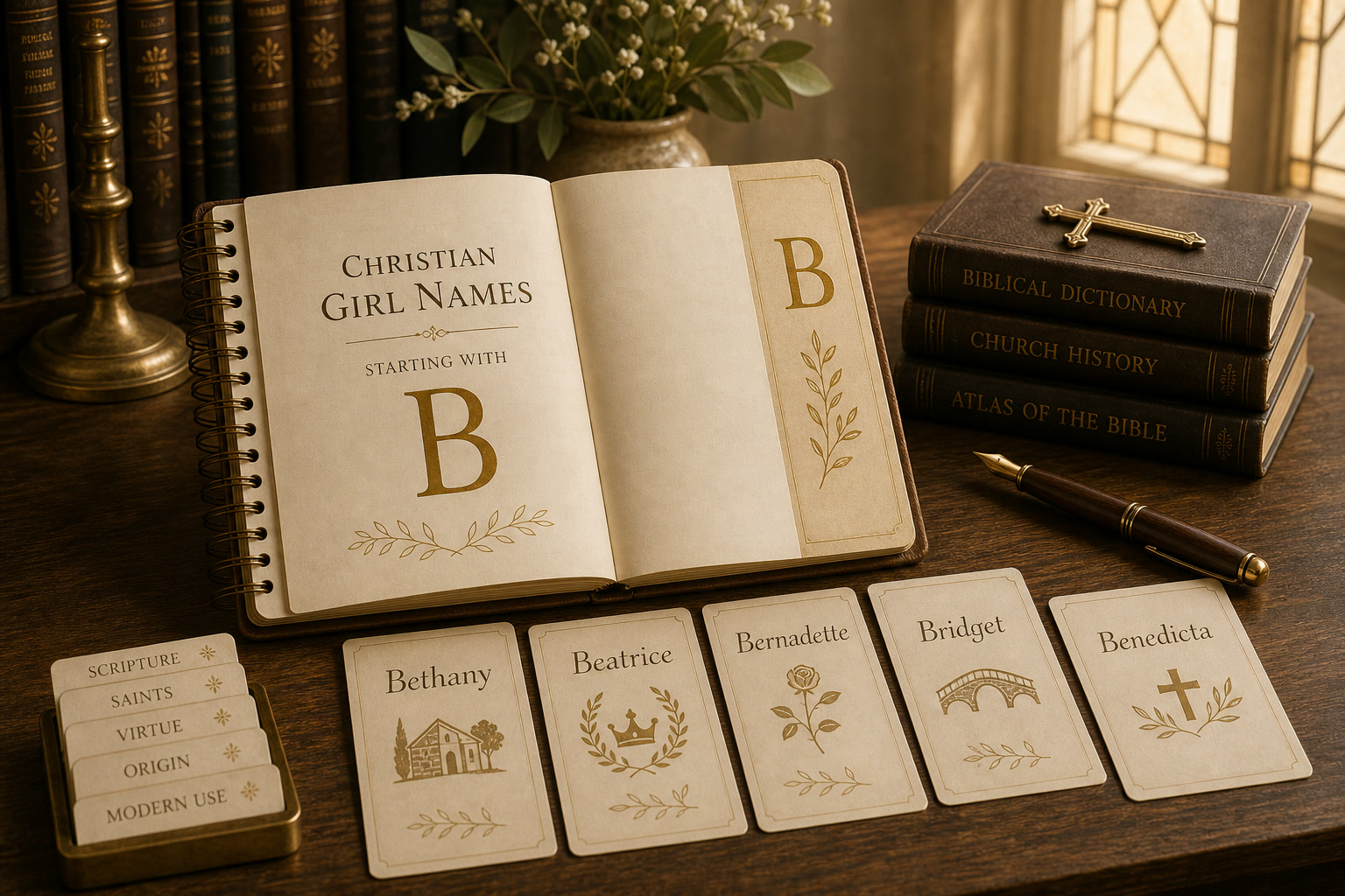 Christian Names for Girls Starting with B KnowTheAngels visual