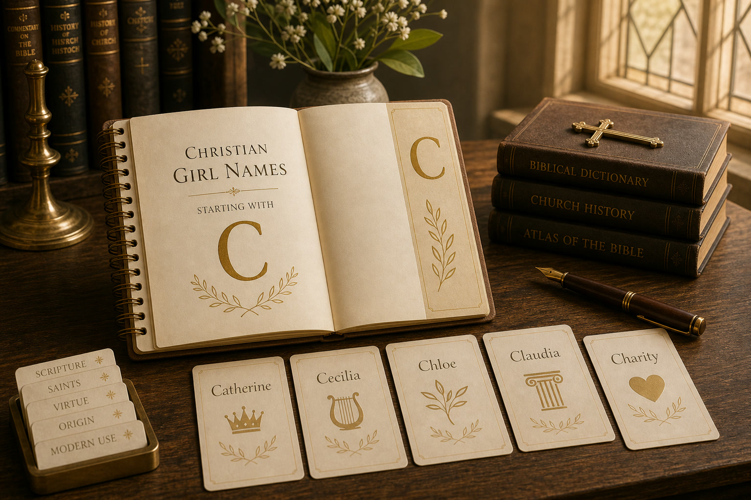 Christian Names for Girls Starting with C KnowTheAngels visual
