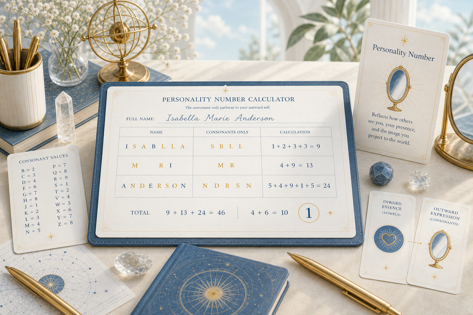 Personality Number Calculator