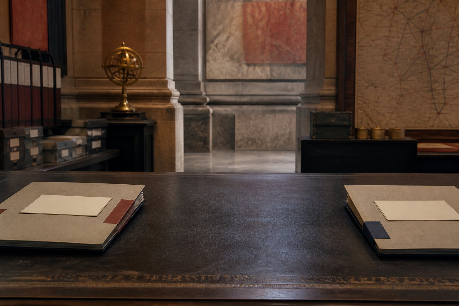 Two separate psalm reference cards held in different archival folders with edition notes