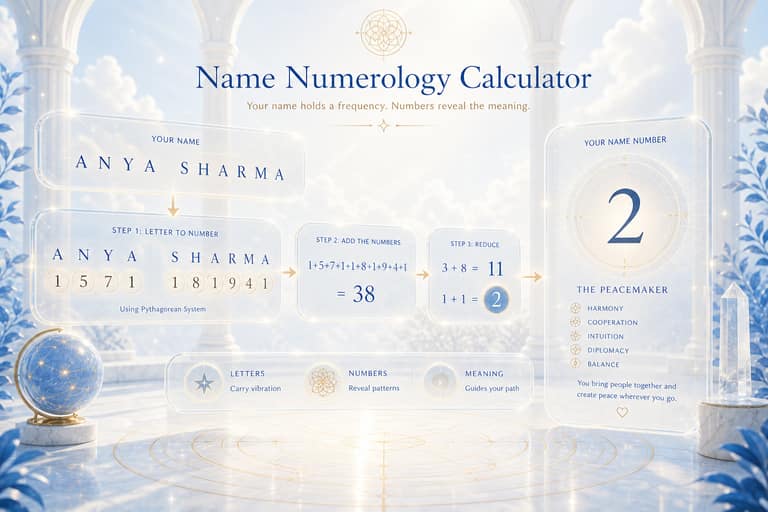 Name Numerology Calculator