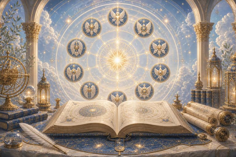 Named beings and choirs KnowTheAngels visual