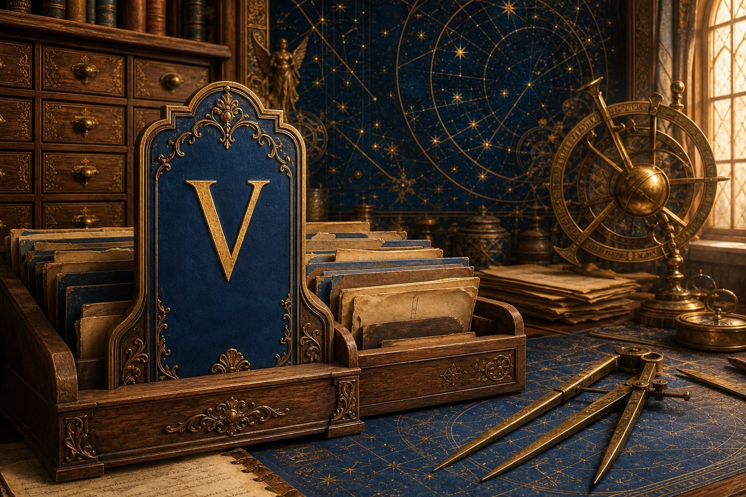 V