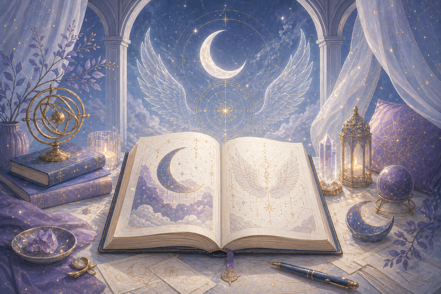 Angel Dreams & Visions celestial reference illustration